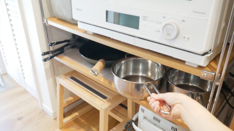キッチン収納】置くだけで使いやすくなる鍋・フライパン収納の工夫 