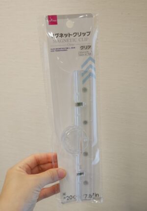 ダイソー:クリアマグネットクリップ