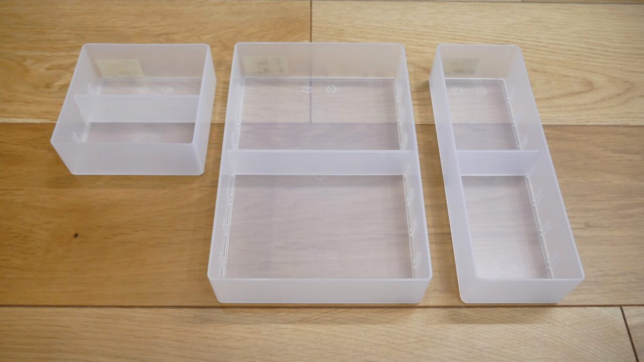 【無印良品】ポリプロピレンデスク内整理トレー