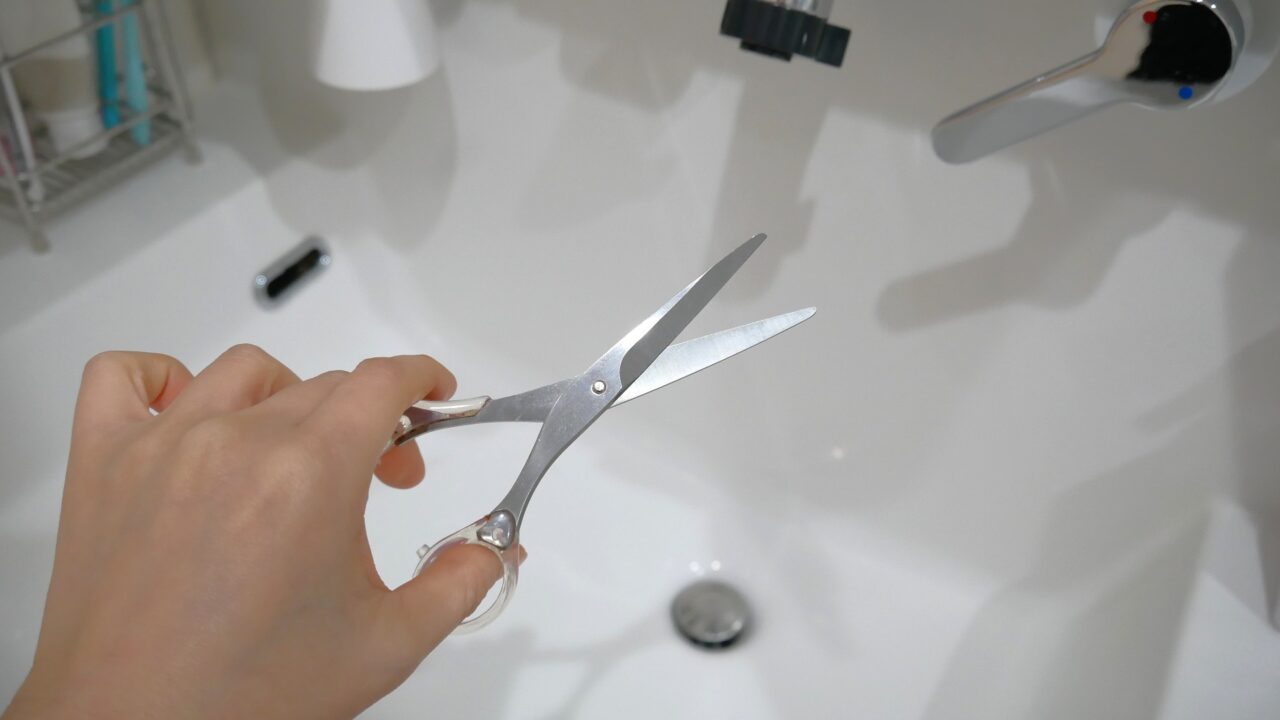 無印良品の髪用カットばさみ