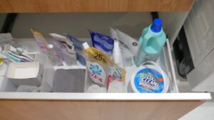 洗面台の引き出し収納